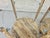 Tan Pair of 1980s Zebrawood & Glass Two-Tier Side Tables / Bar Carts For Sale - Image 8 of 9