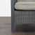 Wood All Weather Outdoor Wicker Armchair With Cushions - Sturdy Metal Frame For Sale - Image 7 of 8