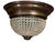 Pair of Cut Crystal Ball Dome Flush Mount Fixtures on Brass Patina Holders, Circa 1920 For Sale - Image 4 of 5