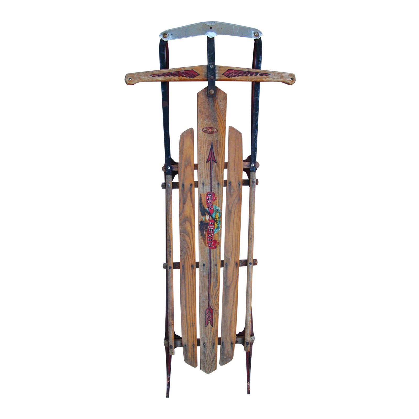 1950s Vintage Flexible Flyer Snow Sled Chairish