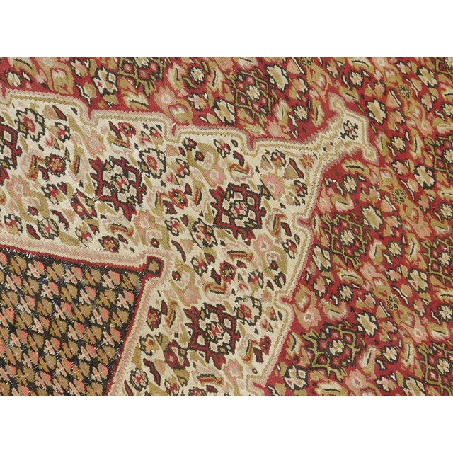 Antique Persian Senneh Kilim Rug 4'x 6'5" Chairish