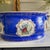 Blue Late 20th Century Sèvres-Style Cobalt Blue & Gold Gilt Porcelain Footbath Centerpiece For Sale - Image 8 of 18