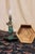 Late 19th Century Eclectic Bronze Woman Lamp With Popsicle Stick Shade For Sale - Image 6 of 17