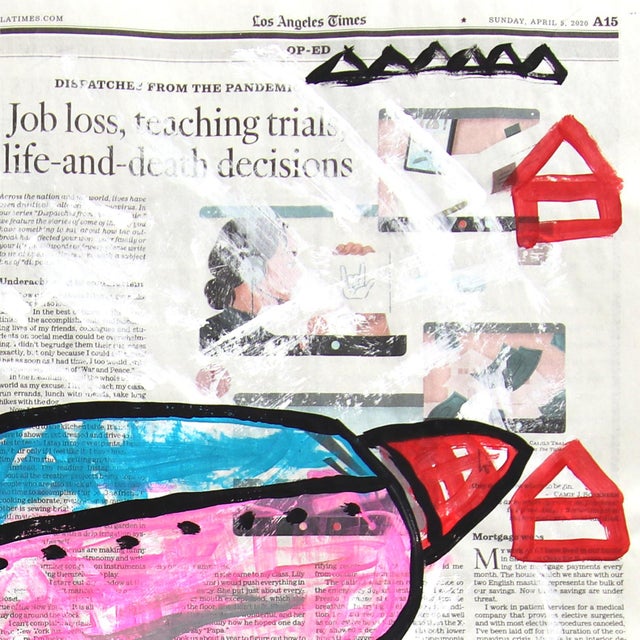 Ray Gun - Original Quirky Colorful Still Life Acrylic Pop Art by Gary John For Sale - Image 4 of 6