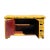 2000 - 2009 Chinese Distressed Yellow Carving Motif Tv Console Table Cabinet For Sale - Image 5 of 7