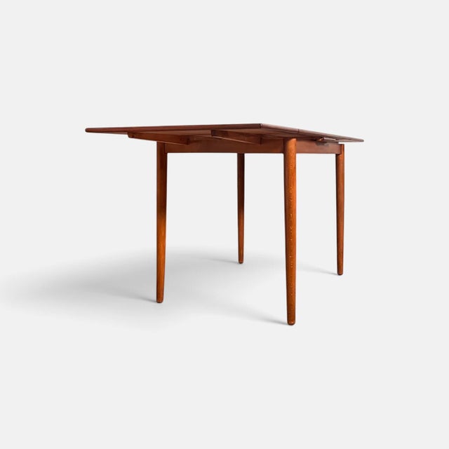 Mid 20th Century Danish Extendable Teak Dining Table, Denmark, 1960s For Sale - Image 5 of 16