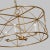 Transitional Chapman & Myers by Visual Comfort Studio Beatrix 4-Light Large Lantern Pendant in Antique Gild Gold For Sale - Image 3 of 4