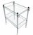 “1980s Modernist Chrome Tubular Glass Serving Cart or Bar Trolley For Sale - Image 4 of 11