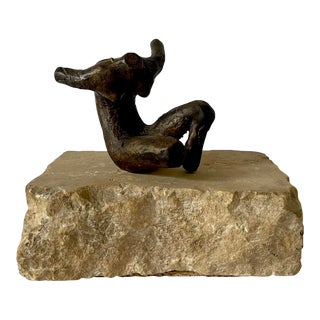 Mid-Century Bronze Figure For Sale