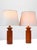Large Mid-Century Modern Danish Teak Table Lamps, Set of 2 For Sale - Image 12 of 13
