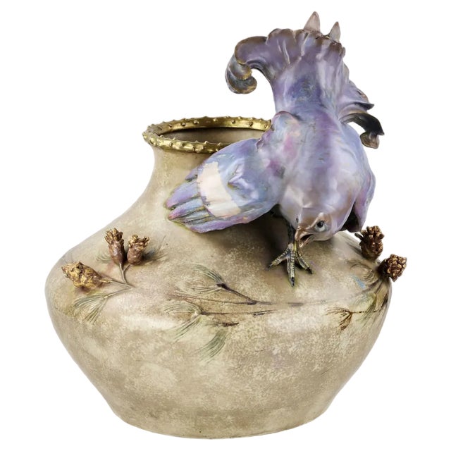 Ceramic Planter by Eduard Stellmacher, 1905 For Sale