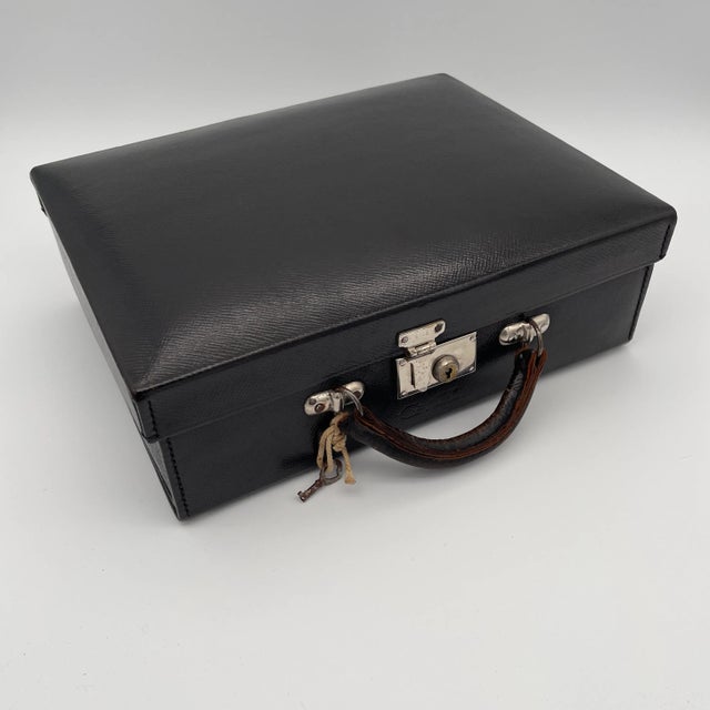 Early 20th Century Moynat Leather Travel Dressing Case For Sale - Image 5 of 6