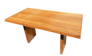 T14 Table in Elm by Pierre Chapo