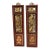 Antique Chinese Carved Wood Wall Hangings- Set of 2 For Sale