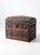 Wood Antique Barrel Top Steamer Trunk For Sale - Image 7 of 16