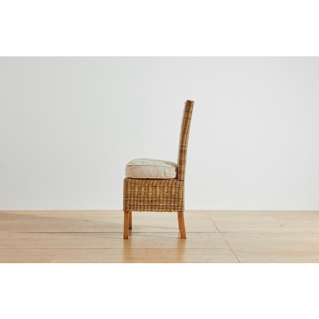 Contemporary Contemporary Malawi Cane Dining Chair For Sale - Image 3 of 7