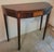 Hepplewhite C. 1900 Valiant Furniture Inlaid Mahogany and Satinwood Flip-Top Hepplewhite Gaming Table For Sale - Image 3 of 14