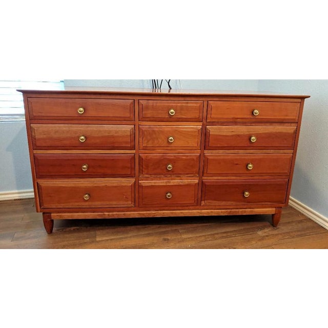 Willett MidCentury Modern Solid Cherry Dresser Chairish