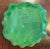 Green Antique Portuguese Majolica Pottery Green Cabbage or Lettuce Leaf Serving Dish For Sale - Image 8 of 14