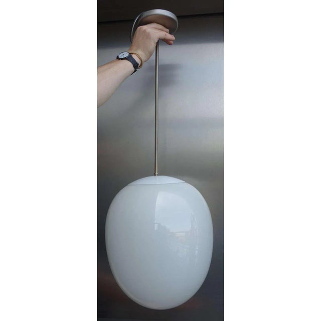 1960s 1960s Modern Egg Pendant Light For Sale - Image 5 of 6