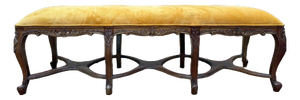 Large Louis XV Regency Style Cross-Bench Seat