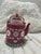 Vintage Red Famille Rose Chinese Tea Set For Sale - Image 13 of 14