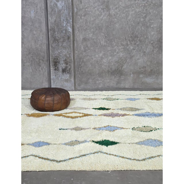 2020s Moroccan Diamond Plush Rug - 11.5 X 7.7 Ft For Sale - Image 5 of 8