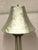 Gold Brass Floor Lamp with Cream Fabric Shade from Unbekannt, 1970s For Sale - Image 8 of 9
