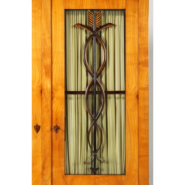 Tan Biedermeier Bookcase in Cherry, 1825 For Sale - Image 8 of 12