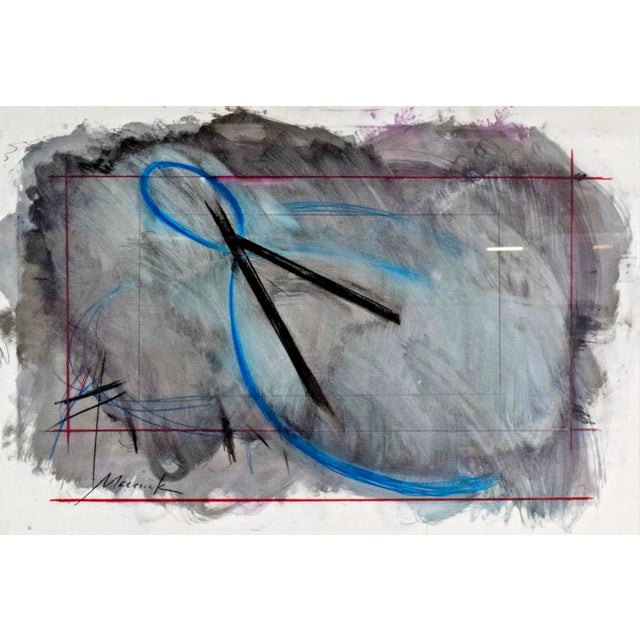 Christopher Macsisak American, the Philadelphia-based artist North Suite #11, dated 2001 Mixed media work on paper Signed,...