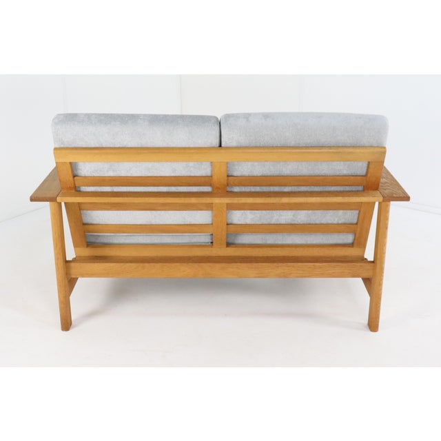Wood Model 2452 Bench by Søren Holst for Fredericia, 1960s For Sale - Image 7 of 18