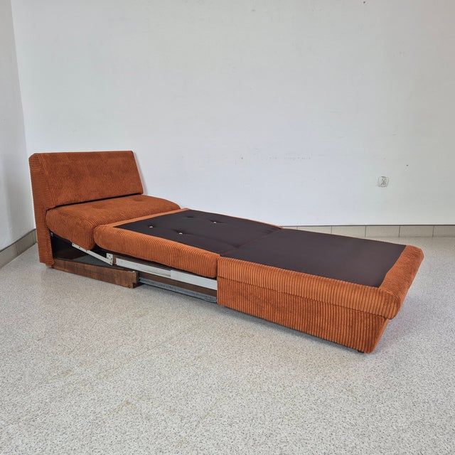 Space Age Fold Out Extendable Lounge Chair, 1970s For Sale - Image 9 of 12