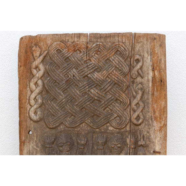 Rare Antique Nommo & Lebe Carved Door For Sale - Image 4 of 9