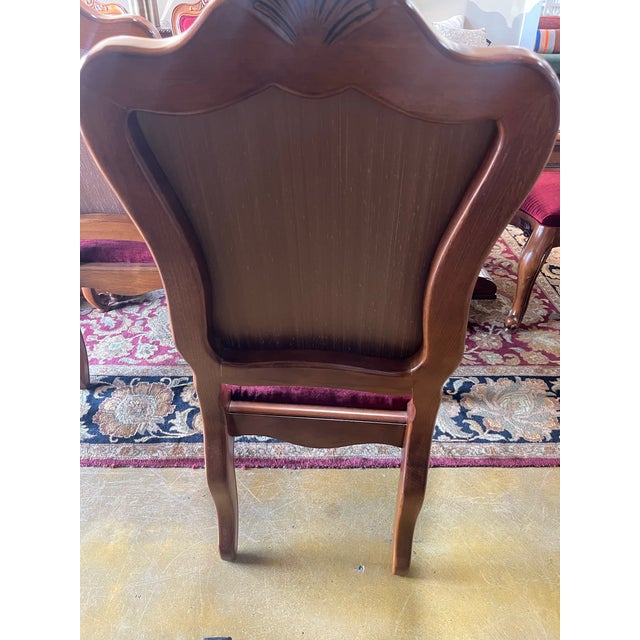 2010s Ethan Allen Dining Table, 8 Chairs, 2 Leaves For Sale - Image 5 of 11