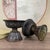 Pair of Bronze Lotus Candlesticks – 3.1" Eight Treasures Altar Candle Holders For Sale In Los Angeles - Image 6 of 11