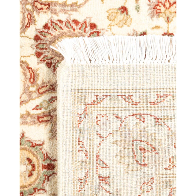 2000 - 2009 Mogul, One-of-a-Kind Hand-Knotted Area Rug - Ivory, 3' 2" x 5' 2" For Sale - Image 5 of 8