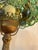 Celadon Beautiful 1970s Hollywood Regency Hand Blown Murano Glass Textured Translucent Blue, Green and Yellow Flowers Lampshade With Original Base For Sale - Image 8 of 12