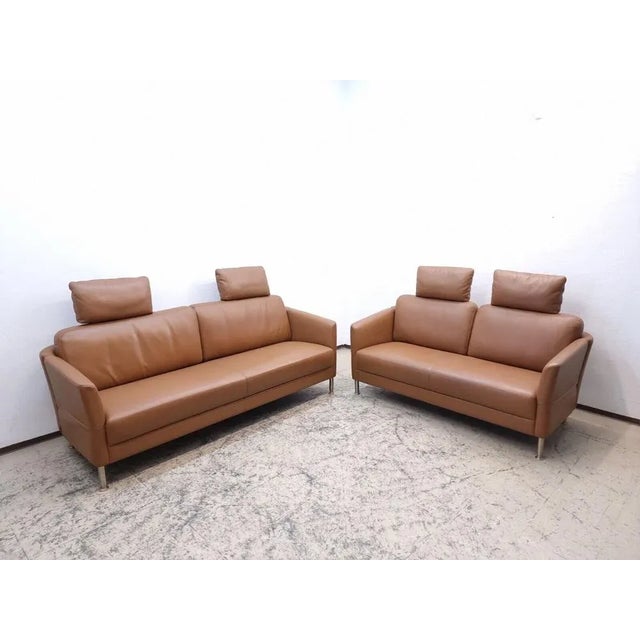 Set of Nimbus Sofas in Leather from Intertime For Sale - Image 13 of 13