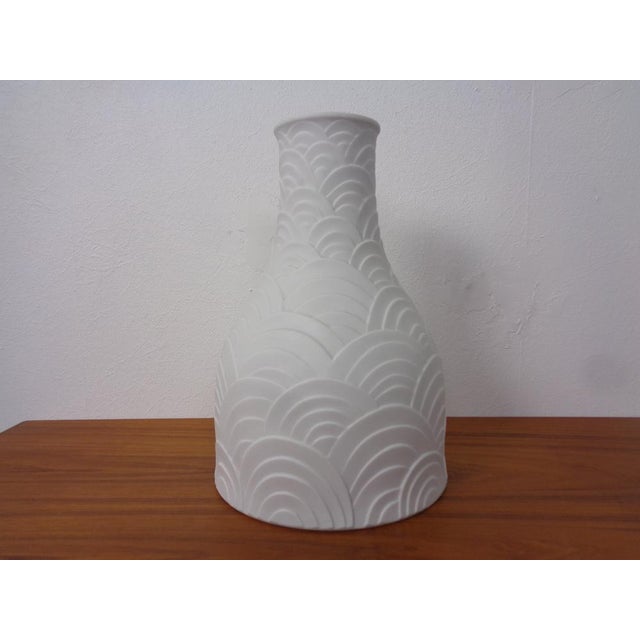 Ceramic Large Mid-Century Op Art 2058 Vase from Heinrich Selb, 1960s For Sale - Image 7 of 15