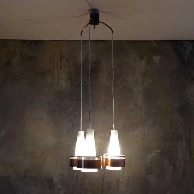 Scandinavian Ceiling Lamp, 1950s For Sale - Image 6 of 18