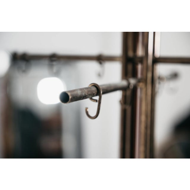 Hollywood Regency Floor Coat Rack by Renato Zevi for Metalarte, 1970s For Sale - Image 9 of 10