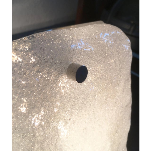 Ice Glass Sconce from Kalmar Franken KG, 1960s For Sale - Image 16 of 18