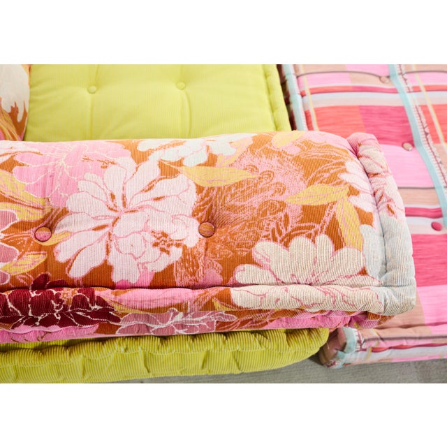 Hot Pink Mah Jong Kenzo Missoni Sectional Sofa Hans Hopfer for Roche Bobois For Sale - Image 8 of 18