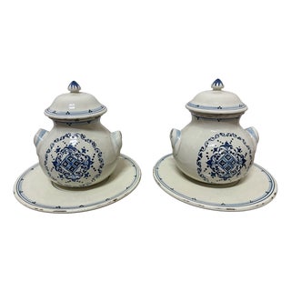 Antique Vases, 1920, Set of 2 For Sale