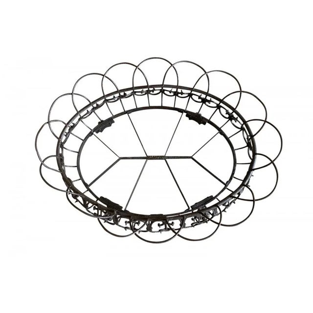 Metal Iron Planter - French Napoleon III Period Jardiniere For Sale - Image 7 of 12