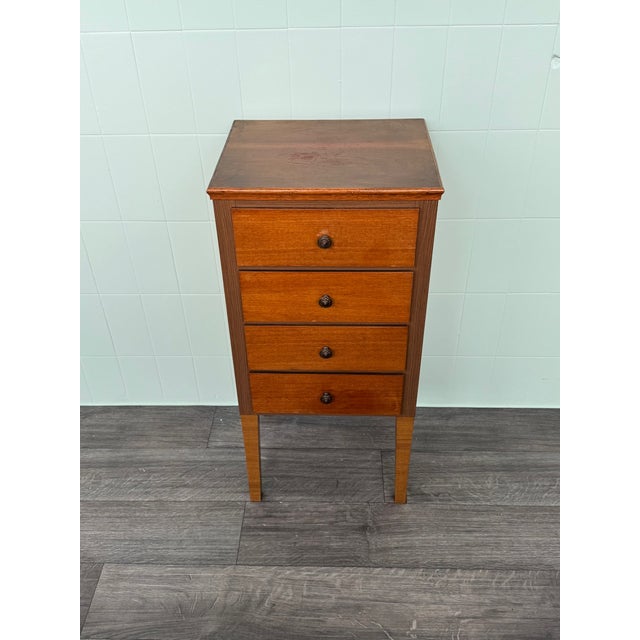 1970s Vintage Italian Wooden Chest of Drawers, 1970s For Sale - Image 5 of 13