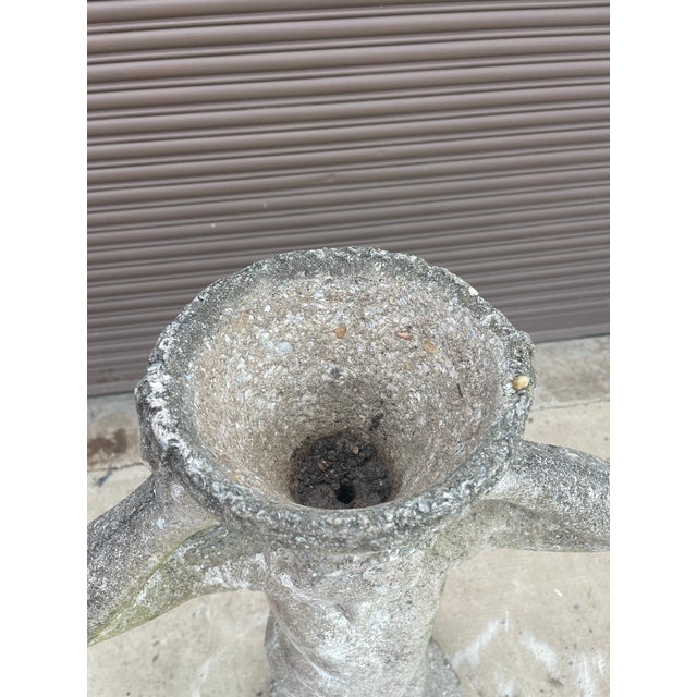 Gray Antique Asheville Estate Cast Stone Statue of Hebe - "As-Is" Garden Patina For Sale - Image 8 of 9