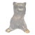Vintage Lalique France Frosted Crystal Yorkshire Terrier Dog Figurine For Sale
