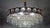 Gold Brass and Lead Crystal Chandelier from Schröder & Co., 1970s For Sale - Image 8 of 12