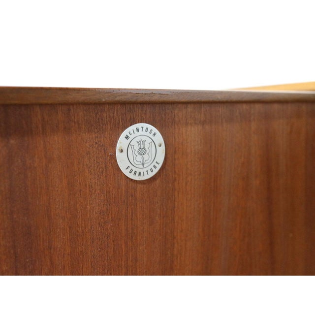Mid Century Modern Vintage Teak Credenza Sideboard by McIntosh Danish Style For Sale - Image 9 of 15